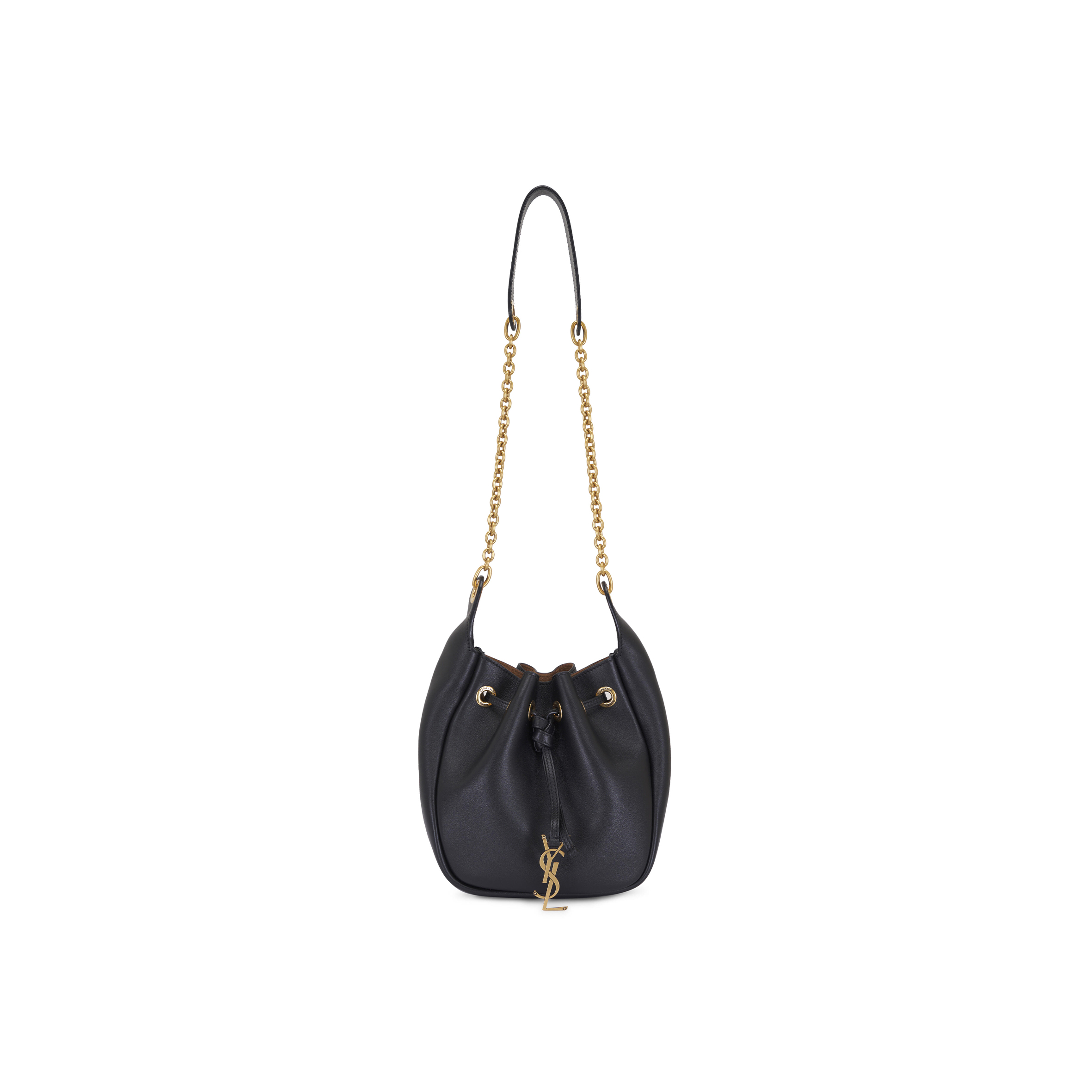 YSL CASSANDRE SUPPLE BUCKET BAG 840888 (28*22*9cm)